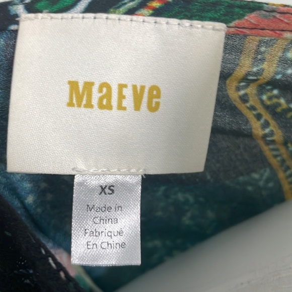 ANTHROPOLOGIE Maeve Patchwork Peasant Lace Shift Dress XS - Picture 5 of 9